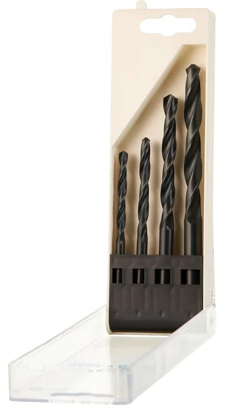 Набор сверл по металлу 5-10 мм Р6М5 НС 6 ТИЗ, 4 шт - фото